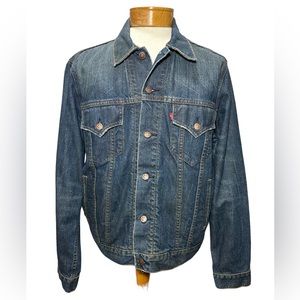 Levi’s Denim Jacket - Red Tab - Slim Trucker - Size Large